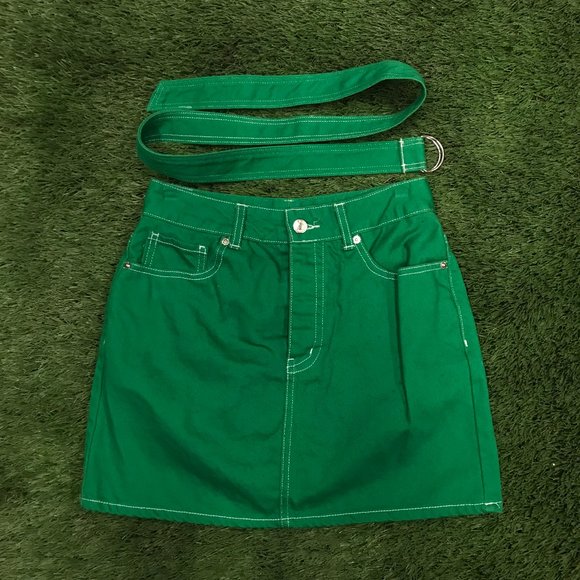 Green Denim Skirt Screen-Worn in 'Dare Me' Marlo Kelly - Picture 1 of 7